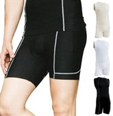 Mens Compression Cropped Bike Shorts
