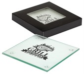 Milano Square Glass Coaster Set Of 2