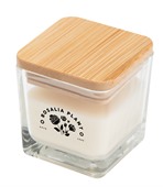 Mini Soy Wax Candle With Bamboo Lid