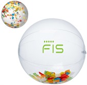 Multi Colour Confetti Filled Beach Ball