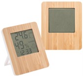 Multifunction Bamboo Desk Clock