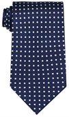Navy Blue Bondi Polyester Tie
