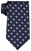 Navy Blue Cambridge Silk Tie