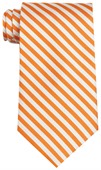 Orange White Winchester Polyester Tie