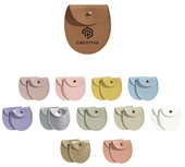Oval PU Leather Jewellery Pouch