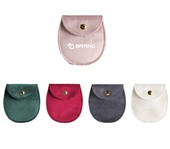 Oval Velvet Jewellery Pouch