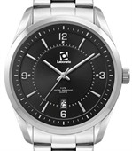 Parallax Mens Black Dial Watch