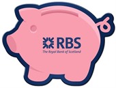Piggy Bank Shaped Acrylic Cork Coaster