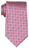 Pink Cambridge Polyester Tie