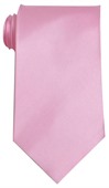 Pink Polyester Tie