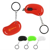 Plastic Retractable Box Cutter Keyring