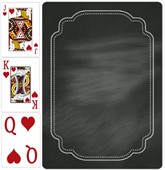 Poker Cards Customisable Frame Theme Back