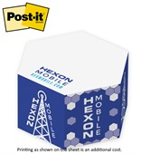 Post-it® Half Hexagon Cube