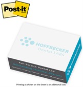 Post-it® Half Rectangular 3" x 4" Cube