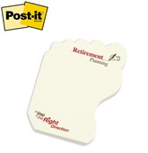 Post-it® Medium Left Foot Shaped Notes