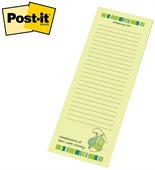 Post-it® Notes 3 Inch x 8 Inch Spot Colour