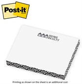 Post-it® Quarter Rectangular 3" x 4" Cube