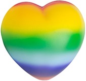 Rainbow Heart Shaped Squeezie