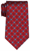 Red Cambridge Silk Tie