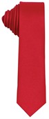 Red Skinny Polyester Tie