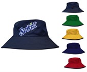 Reversible Poly Twill Bucket Hat