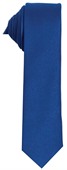 Royal Blue Skinny Polyester Tie