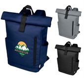 rPET Roll-Top Laptop Backpack