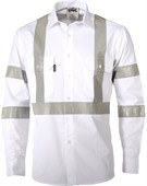 RTA Night Worker White Shirt With CSR Reflective Tape