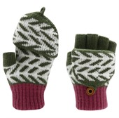 Sala Kids Jacquard Fingerless Gloves with Flip Cover