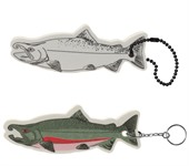 Salmon Shaped Floating Keyring