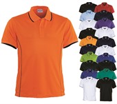 Short Sleeve Panel Polo Shirt