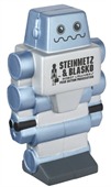 Silver Robot Stress Toy