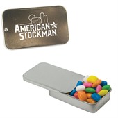 Slider Tin With Chiclets Gum