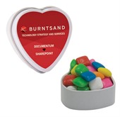 Small Heart Tin With Chiclets Gum