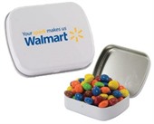 Small Rectangle Tin With Chocolate Beans