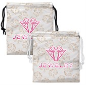 Small Satin Drawstring Bag