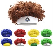 Solid Colour Afro Headband Wig