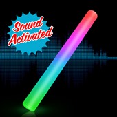 Sound Activated Multicolour Light Up Cheer Stick
