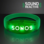 Sound Reactive Green LED Flashing Bracelet