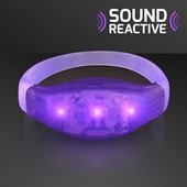 Sound Reactive Purple LED Flashing Bracelet