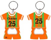 Sport Jersey Bottle Opener Keyring
