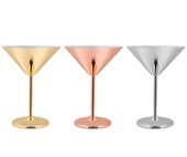 Stainless Steel Martini Glass