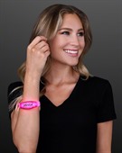 Steady Illumination Pink LED Stretch Bracelet