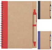Steenbergen Spiral Eco Notepad With Pen
