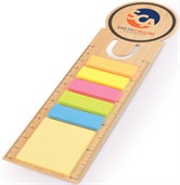 Sticky Note Bamboo Bookmark Ruler