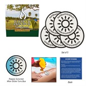 Sunburn Alert Sticker 5 Pack