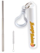 Telescopic Stainless Steel Reusable Drinking Straw