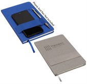 Textured Notebook With Phone And Pen Holder