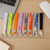 Tie Dye Push Pop Keyring