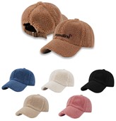 Velmora Lamb Fur Baseball Cap